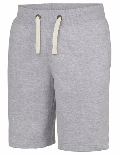 Just Hoods Campus Shorts Heather Grey M (JH080), JH080