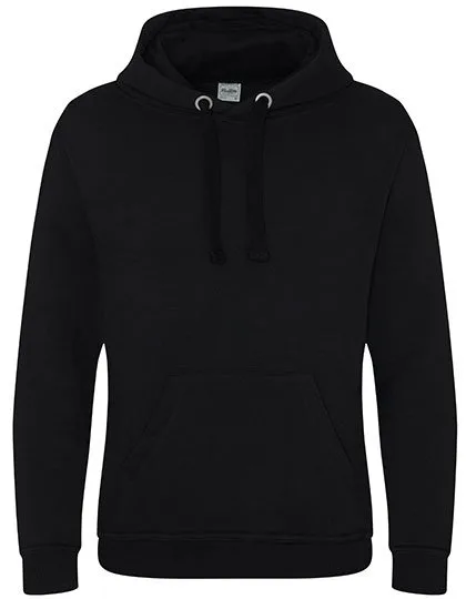 Just Hoods Graduate Heavyweight Hoodie aus Baumwolle, Jet Black L, JH101