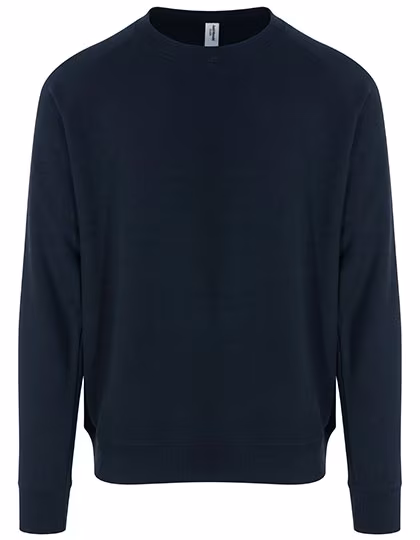 Just Hoods Sweat-shirt Graduate Heavyweight avec manches raglan, New French Navy XS, JH130