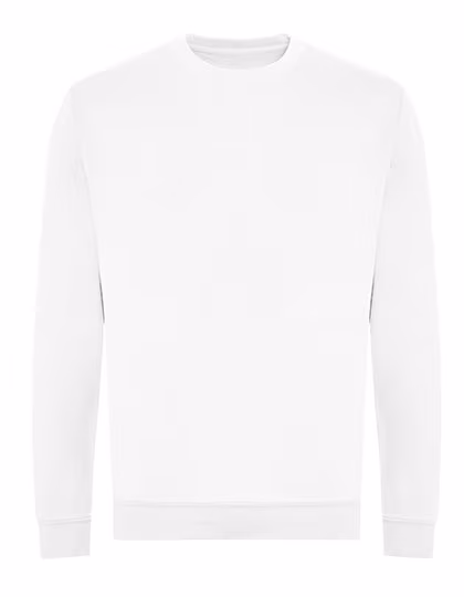 Just Hoods Bio-Baumwoll-Sweatshirt mit Rundhalsausschnitt, Fire Red L, JH230
