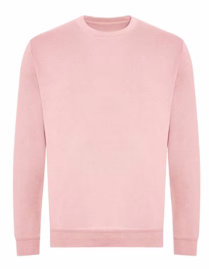 Just Hoods Bio-Baumwoll-Sweatshirt mit Rundhalsausschnitt, Baby Pink L, JH230