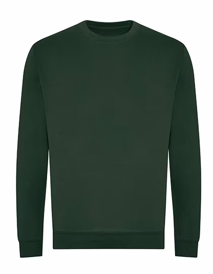 Just Hoods Bio-Baumwoll-Sweatshirt mit Rundhalsausschnitt, Bottle Green XL, JH230