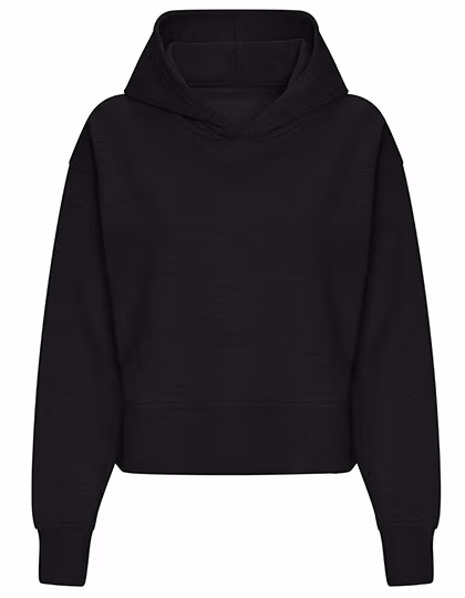 Just Hoods Relaxed Hoodie JH305 für Damen, Deep Black XS, JH305