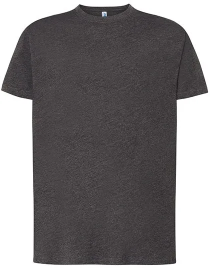 JHK Regular T-Shirt aus 100% Baumwolle, Charcoal Heather M, JHK150