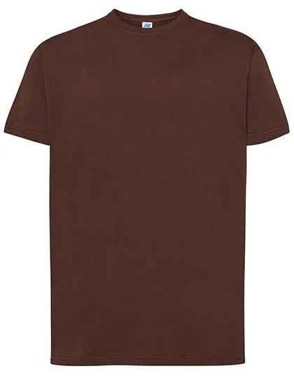 JHK Regular T-Shirt aus 100% Baumwolle, Chocolate XL, JHK150