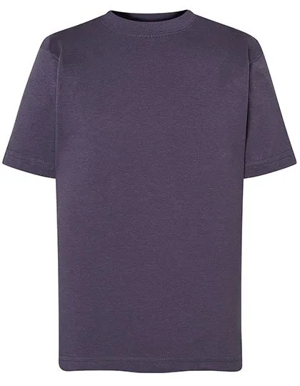JHK T-Shirt aus Baumwolle, Oeko-Tex für Kinder, Denim 5/6, JHK150K