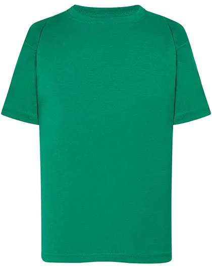 JHK T-Shirt aus Baumwolle, Oeko-Tex für Kinder, Kelly Green 9/11, JHK150K