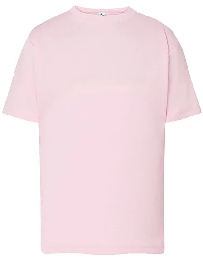 JHK T-Shirt aus Baumwolle, Oeko-Tex für Kinder, Pink 7/8, JHK150K