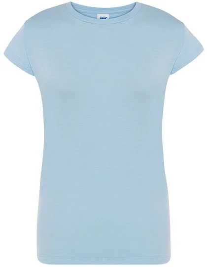 JHK Ladies´ Regular Comfort T-Shirt Sky XXL (JHK152), JHK152