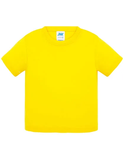 JHK Baby T-Shirt mit Knöpfen, Baumwolle, Gold 0 Jahre, JHK153K