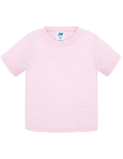 JHK Baby T-Shirt mit Knöpfen, Baumwolle, Pink 1 Jahr, JHK153K