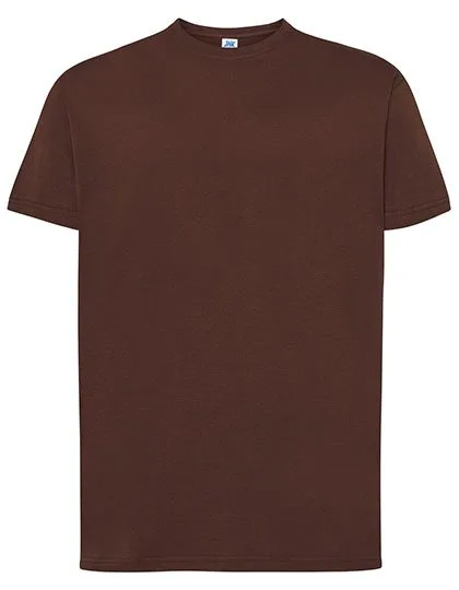 JHK Regular Premium T-Shirt aus 100% Baumwolle, Chocolate M, JHK190