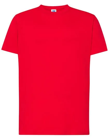JHK Regular Premium T-Shirt aus 100% Baumwolle, Red S, JHK190