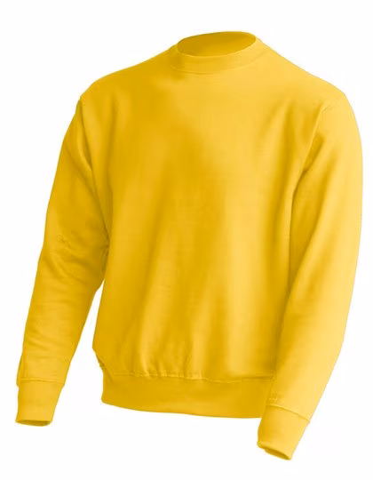 JHK Sweat-shirt col rond en Coton-Polyester, Gold M, JHK320