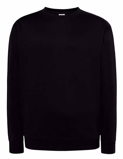 JHK Baumwoll-Polyester Sweatshirt mit Rundhalsausschnitt, Red L, JHK321