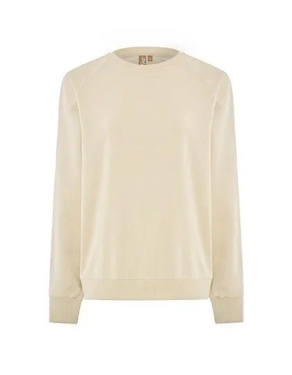 JHK Sweatshirt Everest aus Bio-Baumwolle, Buttercream XS, JHK322