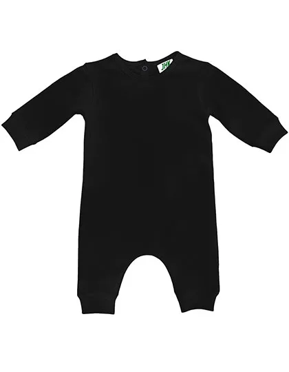 JHK Baby Playsuit Long Sleeve Black 6 Monate (JHK325), JHK325