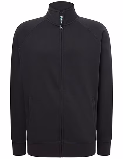 JHK Full-Zip Sweatshirt mit Raglanärmeln, Charcoal XL, JHK401