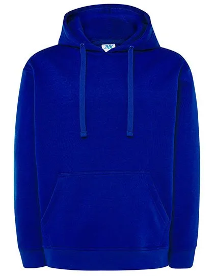 JHK Kapuzen-Sweatshirt mit Kängurutasche, Royal Blue 3XL, JHK421