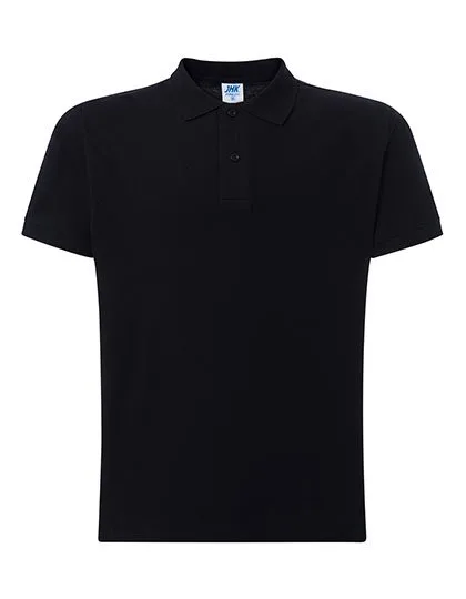 JHK Poloshirt Regular Fit Piqué für Herren, Black S, JHK510