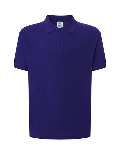 JHK Poloshirt Regular Fit Piqué für Herren, Purple XS, JHK510