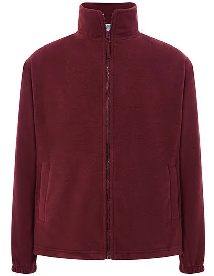 JHK Fleecejacke mit Antipilling-Behandlung für Herren, Burgundy M, JHK800