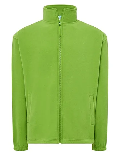 JHK Fleecejacke mit Antipilling-Behandlung für Herren, Lime XS, JHK800
