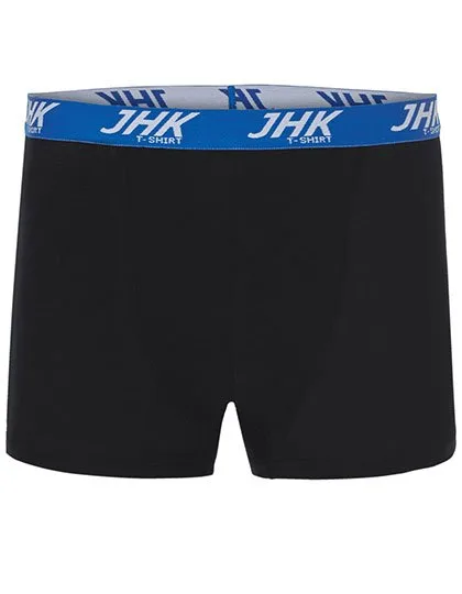 JHK Herren-Short Boxer Briefs 3er-Pack, Black S, JHK900