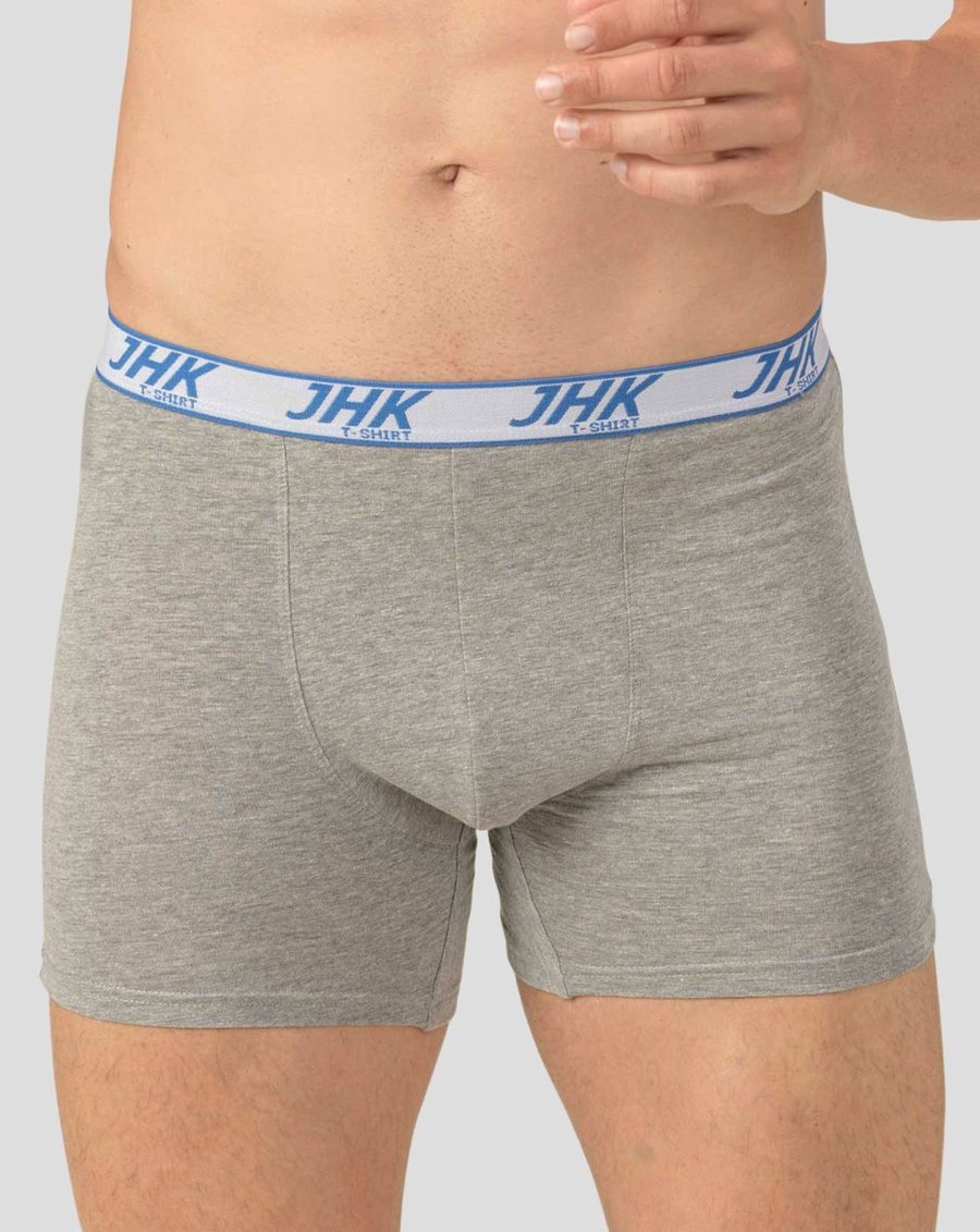 JHK Midway-Slips 3er-Pack Baumwolle-Elasthan für Herren, Black XS, JHK901