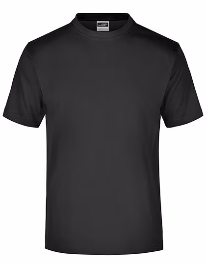 James&Nicholson T-shirt col rond en Coton, Black L, JN001
