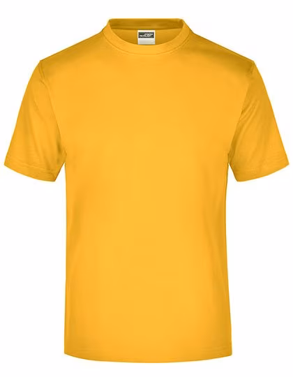 James&Nicholson Rundhals T-Shirt aus Baumwolle, Gold Yellow XL, JN001