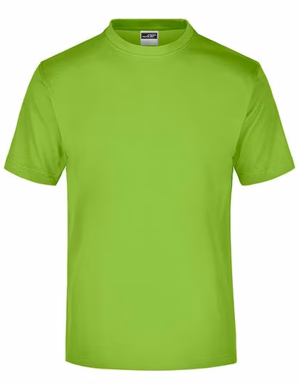 James&Nicholson T-shirt col rond en Coton, Lime Green S, JN001