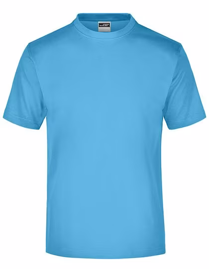 James&Nicholson Rundhals T-Shirt aus Baumwolle, Sky Blue S, JN001