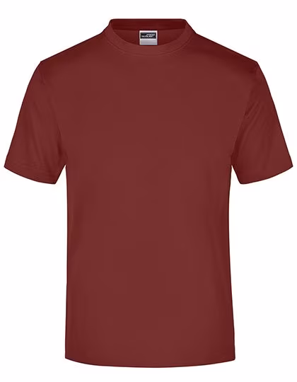 James&Nicholson T-shirt col rond en Coton, Wine XXL, JN001