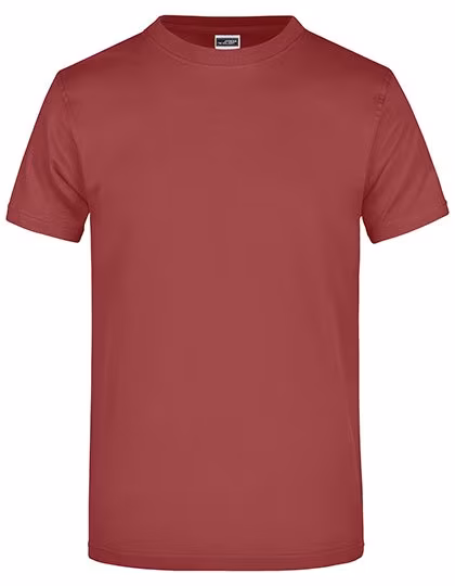 James&Nicholson T-shirt col rond "Round-T Heavy" en Coton