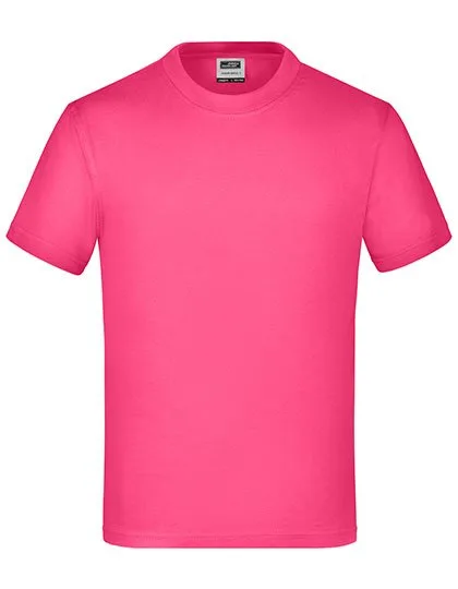James&Nicholson Komfort-T-Shirt mit Rundhalsausschnitt für Kinder, Pink XL (146/152), JN019