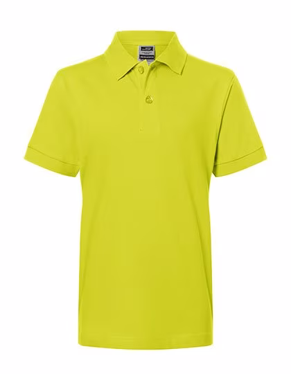 James&Nicholson Junior Classic Polo made of 100% Cotton, White L (134/140), JN070K