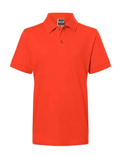 James&Nicholson Junior Classic Polo aus 100% Baumwolle, Grenadine XXL (158/164), JN070K