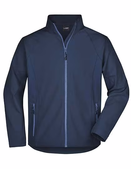 James&Nicholson Softshelljacke mit Stretchstoff für Herren, Navy XXL, JN1020