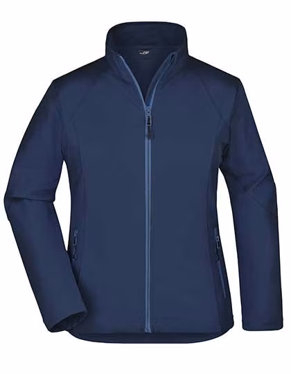 James&Nicholson Softshell Jacket with Pockets for Women, Navy M, JN1021