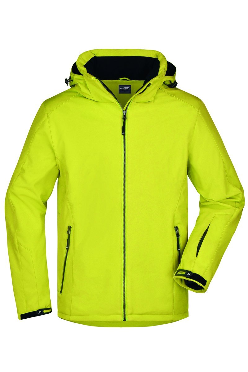James&Nicholson Wintersportjacke mit TPU-Membran für Herren, Black S, JN1054