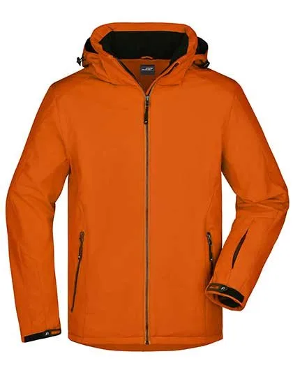 James&Nicholson Wintersportjacke mit TPU-Membran für Herren, Dark Orange M, JN1054