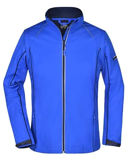 James&Nicholson Zip-Off Softshell Jacke Navy für Damen, Nautic Blue/Navy XL, JN1121