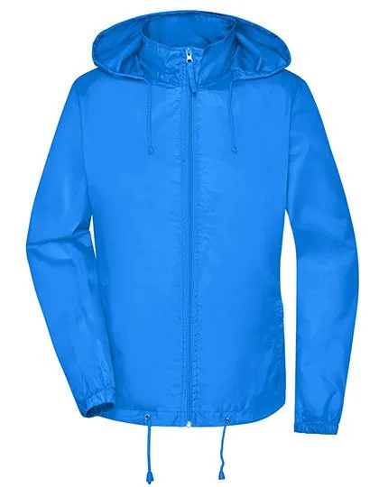 James&Nicholson Promo Jacke mit Kapuze für Damen, Bright Blue M, JN1131