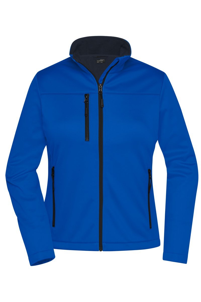 James&Nicholson Softshell-Jacke aus Recyclingmaterial für Damen, Black XS, JN1171