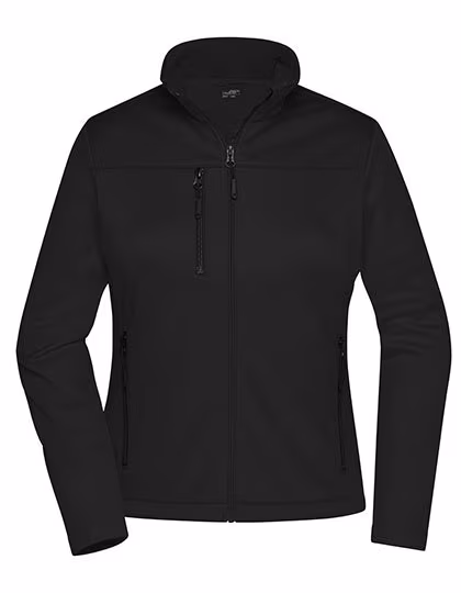 James&Nicholson Giacca Softshell in Materiale Riciclato da Donna, Black XS, JN1171