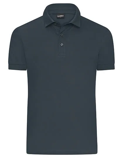 James&Nicholson Poloshirt aus mercerisierter Baumwolle für Herren, Graphite 3XL, JN1300
