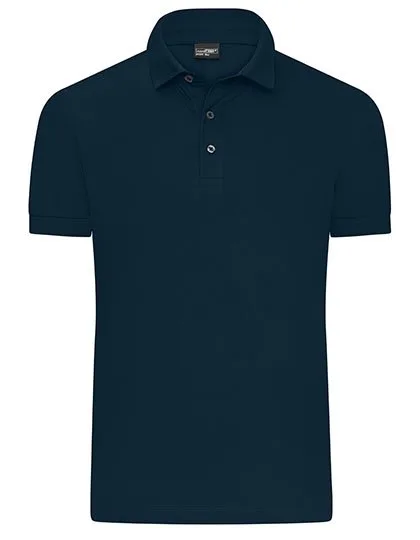 James&Nicholson Poloshirt aus mercerisierter Baumwolle für Herren, Navy L, JN1300