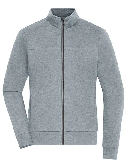 James&Nicholson Sporty Jacke mit Reißverschluss für Damen, Light Melange L, JN1317