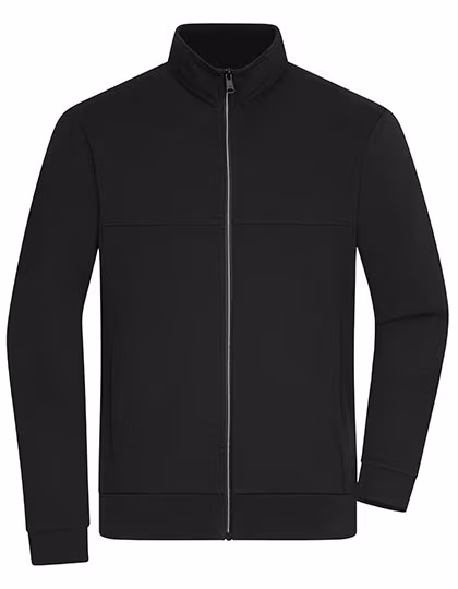 James&Nicholson Giacca Sportiva con Zip Intera, Black S, JN1318